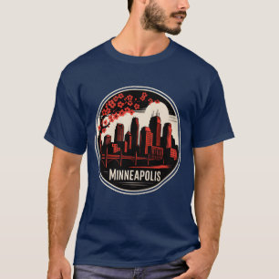 Minneapolis City Minnesota USA friend T-Shirt