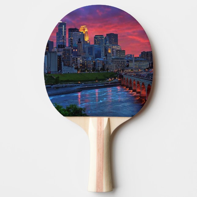Minneapolis Eye Candy Ping Pong Paddle (Front)