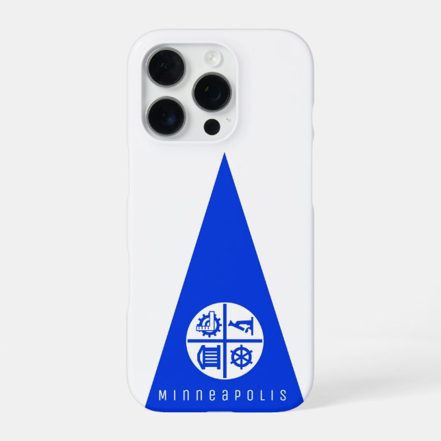 Minneapolis Flag iPhone Case (Back)