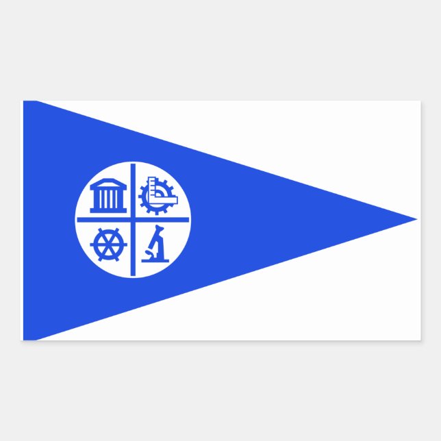Minneapolis Flag Rectangular Sticker (Front)