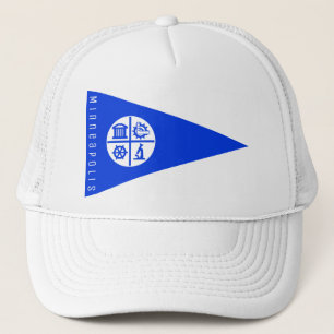 Minneapolis Flag Trucker Hat