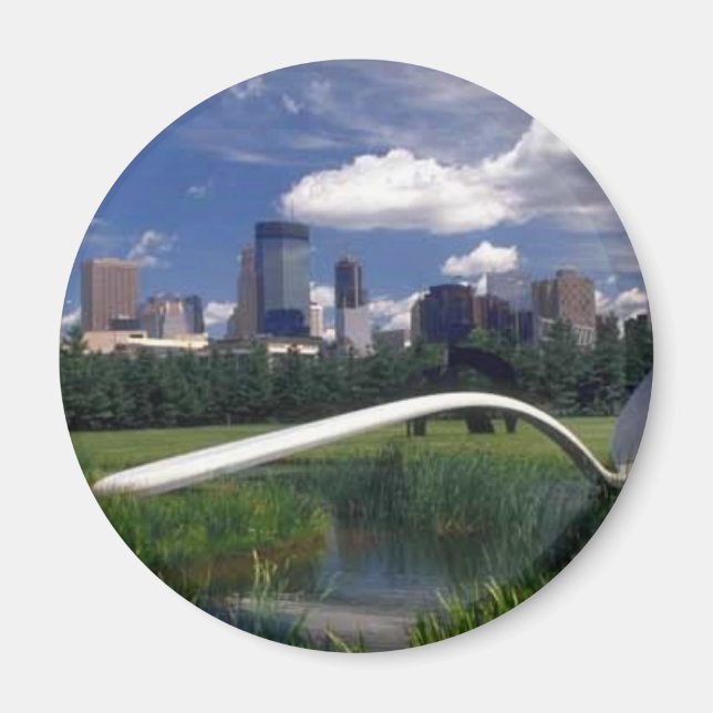 Minneapolis memorabilia magnet (Front)