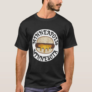Minneapolis Minnesota MN Juicy Lucy Cheese Burger  T-Shirt