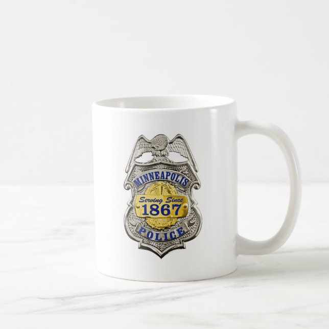 Minneapolis Minnesota Police Badge Coffee Mug (Right)