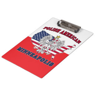 Minneapolis Minnesota Polish Clipboard