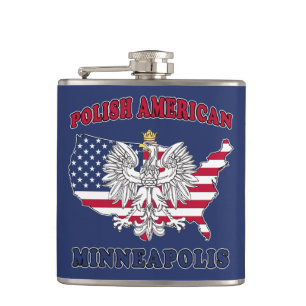 Minneapolis Minnesota Polish Hip Flask