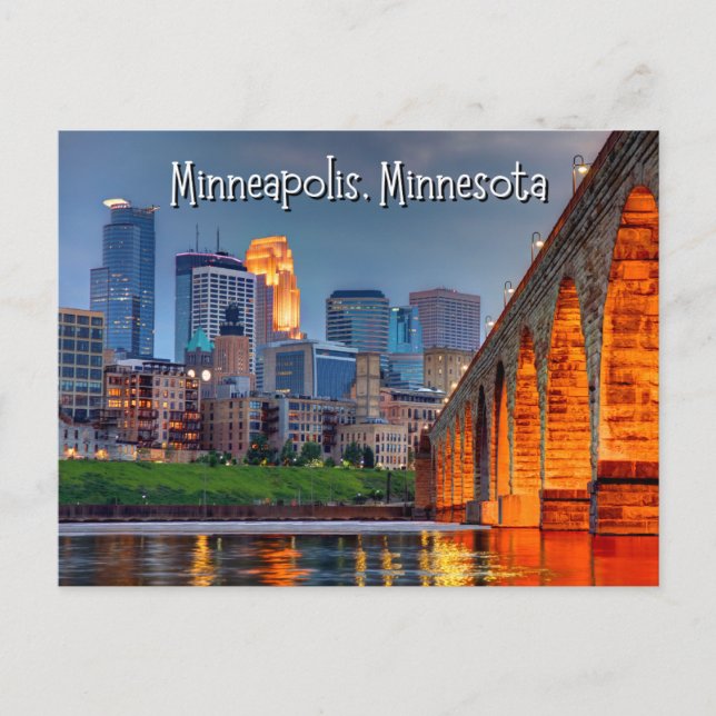 Minneapolis Minnesota Postcard (Front)