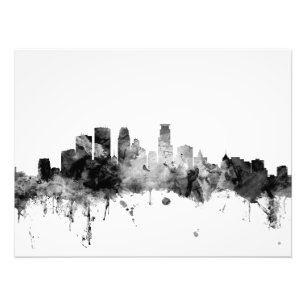 Minneapolis Minnesota Skyline Photo Print