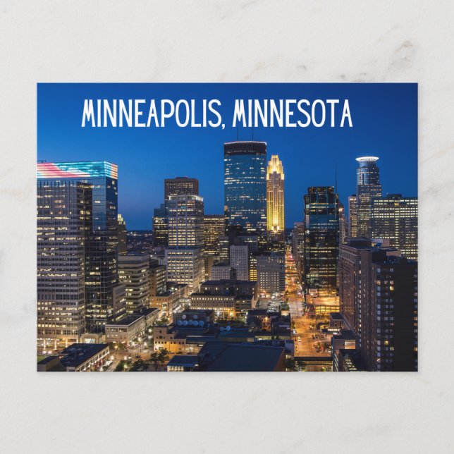 Minneapolis Minnesota Souvenir Travel Postcard (Front)