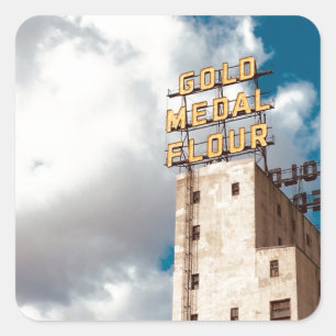 minneapolis minnesota square sticker