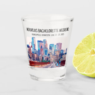 Minneapolis, MN Bachelorette Weekend Shot Glass