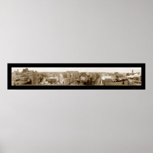 Minneapolis MN Skyline Photo 1911 Poster