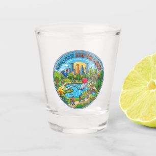 Minneapolis Sculpture Garden USA Shot Glass