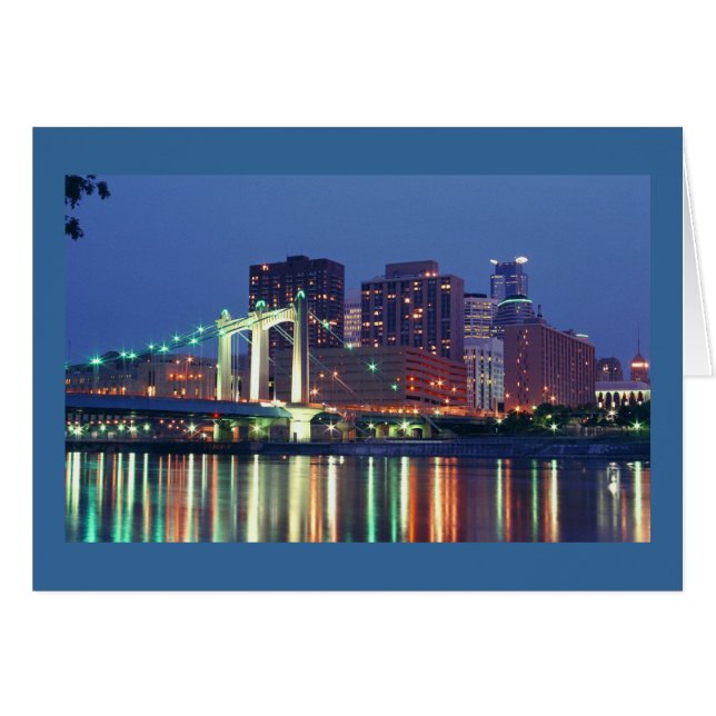 Minneapolis Skyline at night (Front Horizontal)