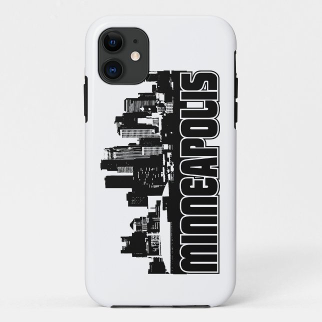 Minneapolis Skyline Case-Mate iPhone Case (Back)