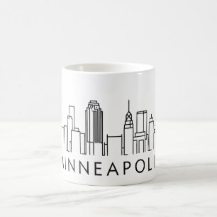 Minneapolis Skyline – Cityscape Design Coffee Mug