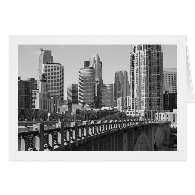 Minneapolis Skyline In Daylight (Front Horizontal)