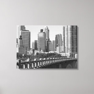 Minneapolis Skyline In Daylight Canvas Print