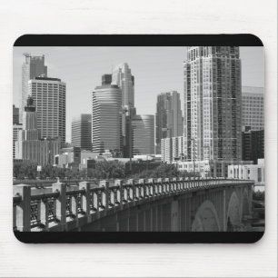 Minneapolis Skyline In Daylight Mouse Mat