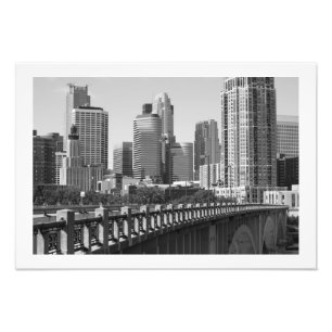 Minneapolis Skyline In Daylight Photo Print
