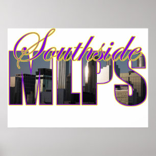 minneapolis southside skyline poster