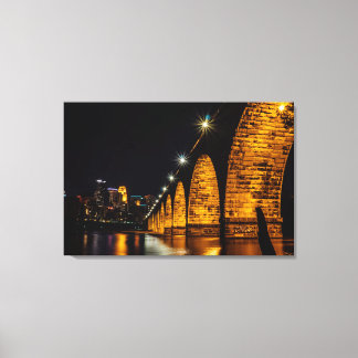 Minneapolis Stone Arch Bridge Canvas Print