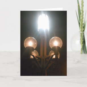 "Minneapolis Streetlights" Birthday Card