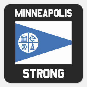 Minneapolis Strong  Square Sticker
