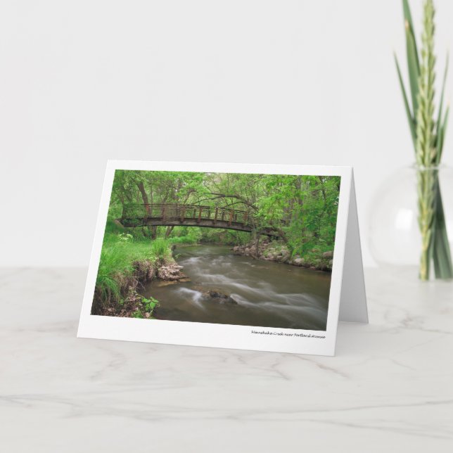 Minnehaha Creek near Portland Avenue Card (Front)