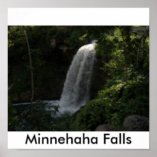 Minnehaha Falls Poster