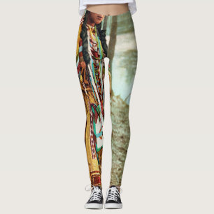 Minnehaha - Native American Hiawatha 1904 Leggings