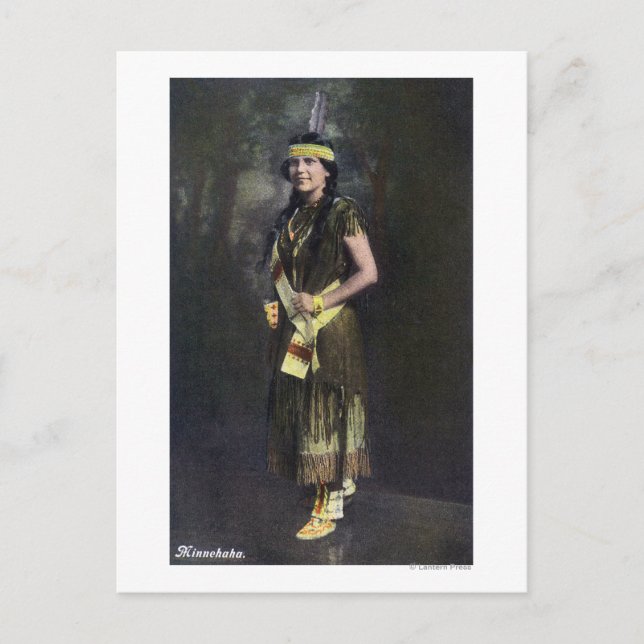 Minnehaha Portrait Postcard (Front)