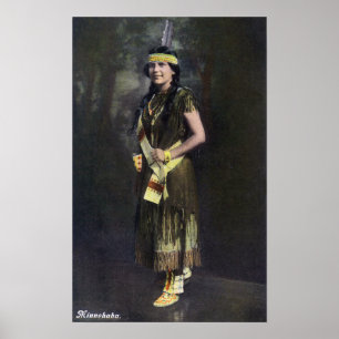 Minnehaha Portrait Poster