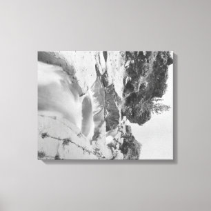 Minnekahta Falls Near Hot Springs Photograph Canvas Print