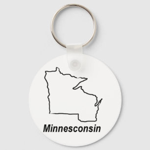 Minnesconsin Key Ring