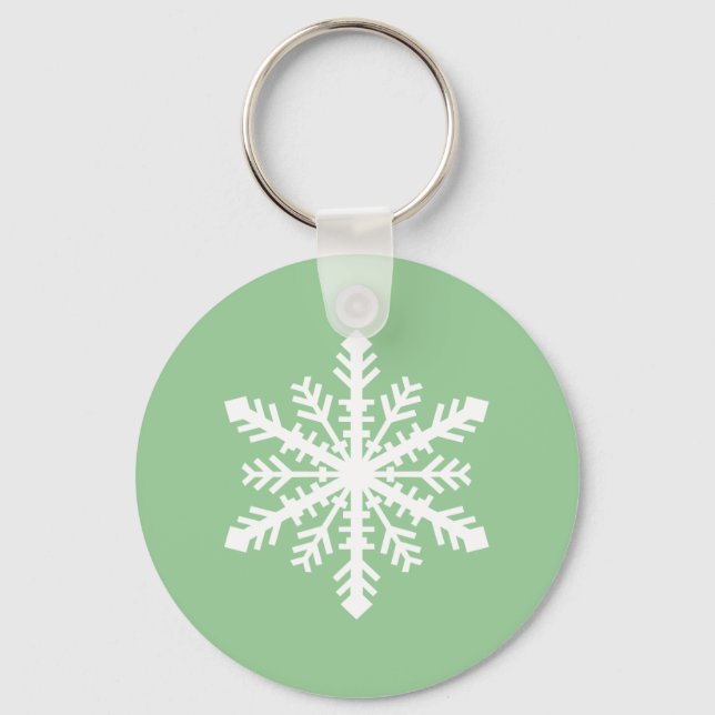 Minnesnowta Snowflake Key Ring (Front)