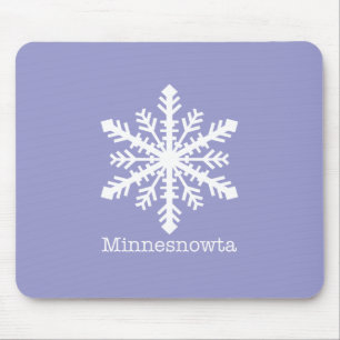 Minnesnowta Snowflake Mouse Mat