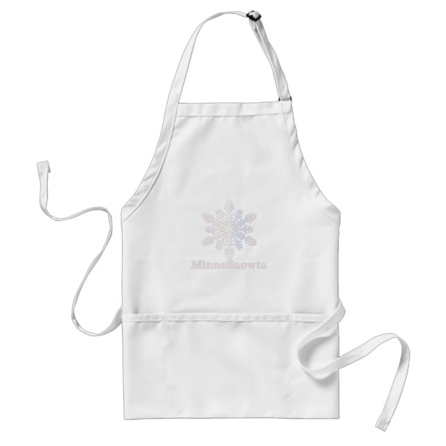 MinneSnowta with Snowflake Standard Apron (Front)