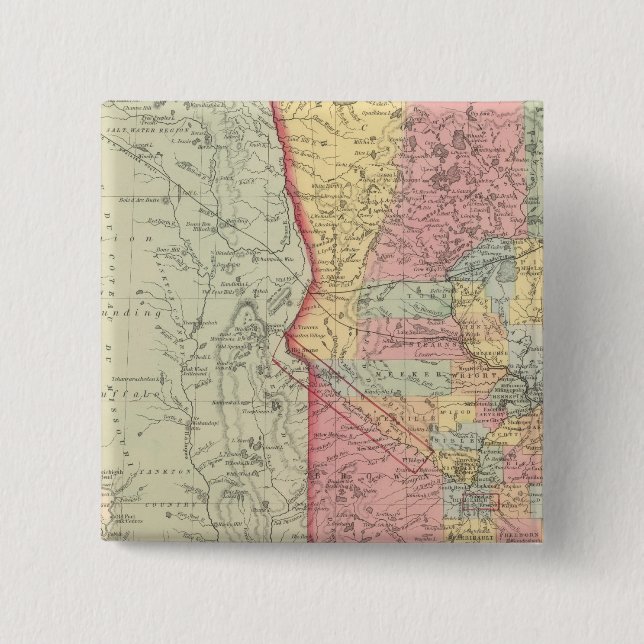 Minnesota 2 15 cm square badge (Front)