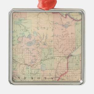 Minnesota 3 metal tree decoration