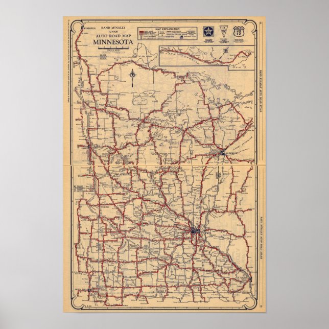 Minnesota 4 poster (Front)