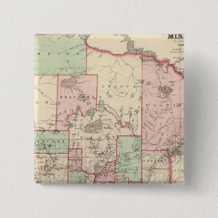 Minnesota 5 15 cm square badge