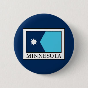 Minnesota 6 Cm Round Badge