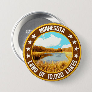 Minnesota 7.5 cm round badge