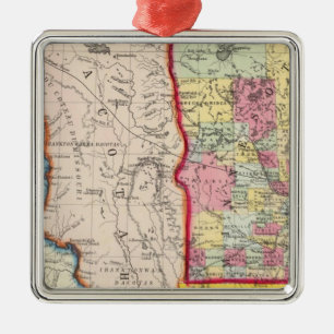 Minnesota, And Dacotah Metal Tree Decoration
