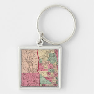 Minnesota and Dakota Key Ring