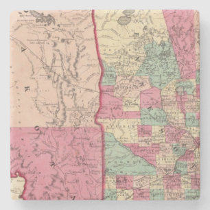Minnesota and Dakota Stone Coaster