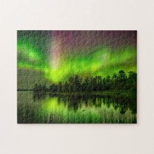 Minnesota Aurora Borealis Jigsaw Puzzle