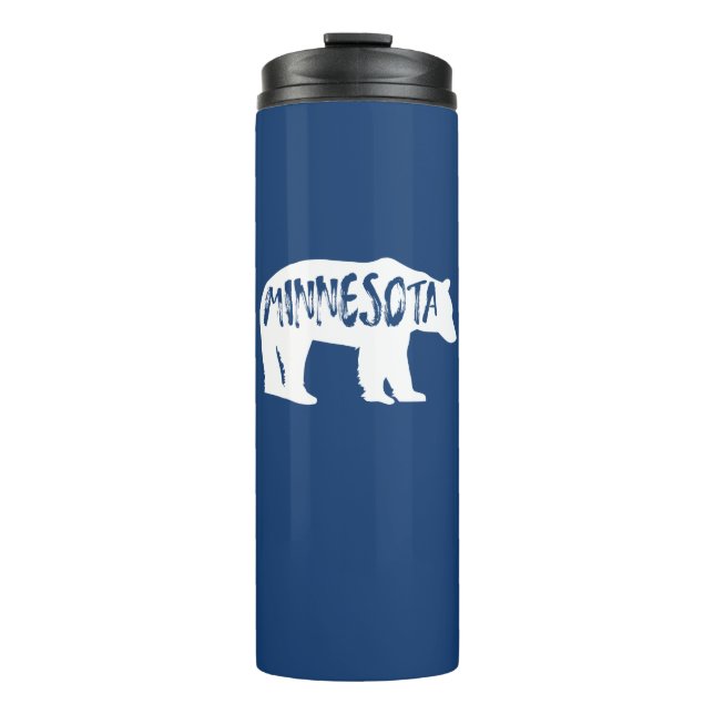 Minnesota Bear Thermal Tumbler (Front)