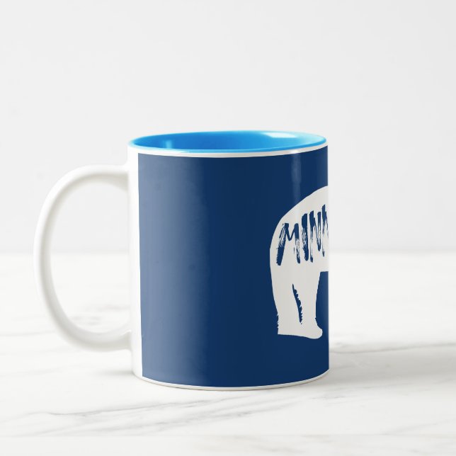 Minnesota Bear Two-Tone Coffee Mug (Left)